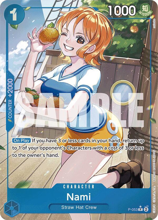 Nami (P-053) (Full Art) PR Premium Booster -The Best- P-053 NM