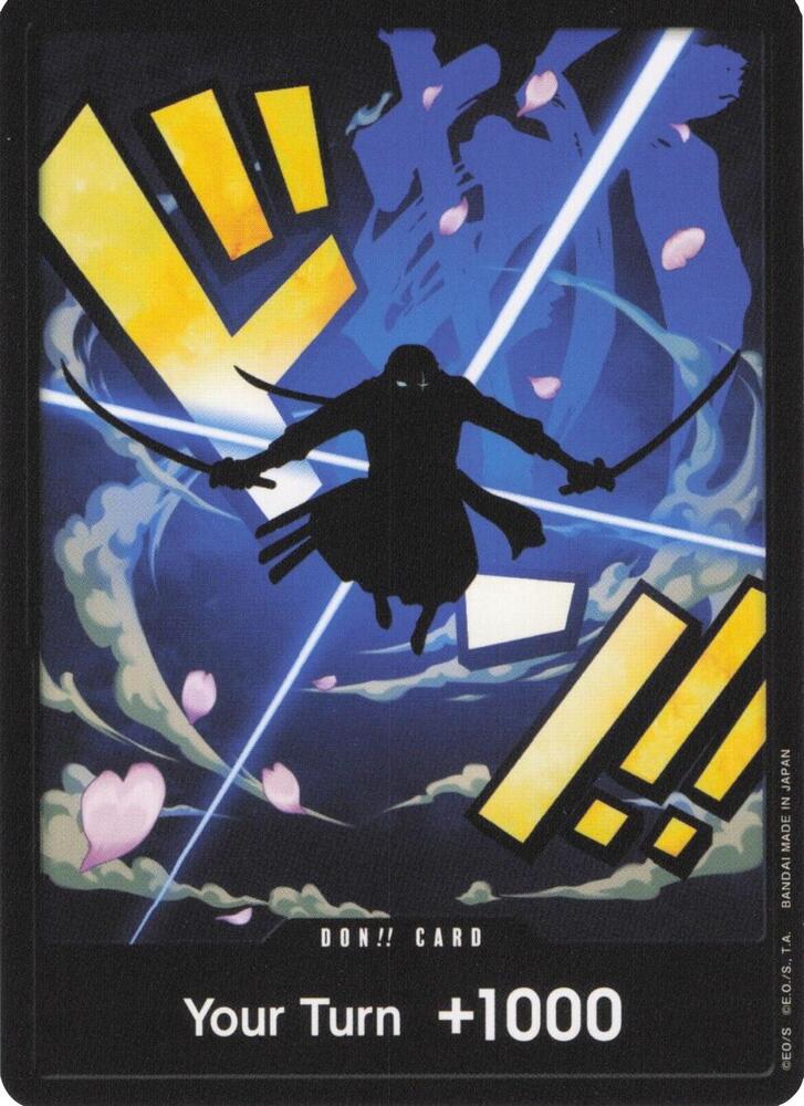 DON!! Card (Zoro) DON!! Premium Booster -The Best- NM