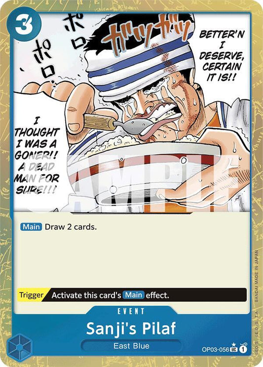 Sanji's Pilaf (Textured Foil) UC Premium Booster -The Best- OP03-056 NM