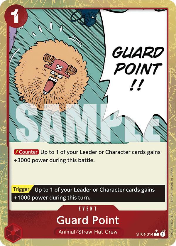 Guard Point (Textured Foil) C Premium Booster -The Best- ST01-014 NM
