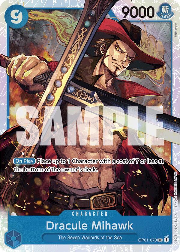 Dracule Mihawk (OP01-070) (Reprint) SR Premium Booster -The Best- OP01-070 NM