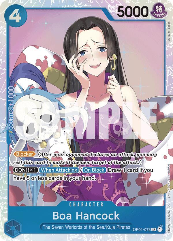Boa Hancock (OP01-078) (Reprint) SR Premium Booster -The Best- OP01-078 NM