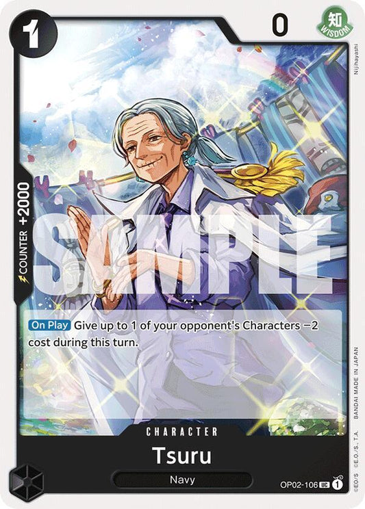 Tsuru (Reprint) UC Premium Booster -The Best- OP02-106 NM