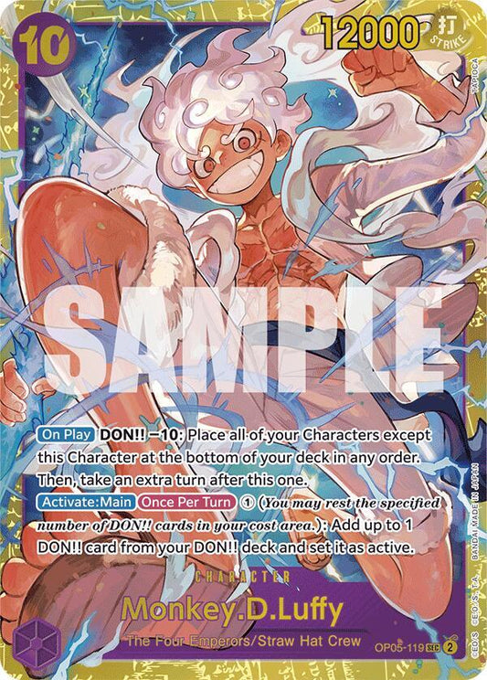 Monkey.D.Luffy (OP05-119) (Reprint) SEC Premium Booster -The Best- OP05-119 NM