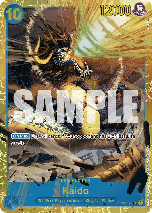 Kaido (OP05-118) (Reprint) SEC Premium Booster -The Best- OP05-118 NM