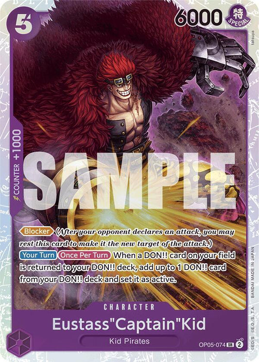Eustass"Captain"Kid (Reprint) SR Premium Booster -The Best- OP05-074 NM