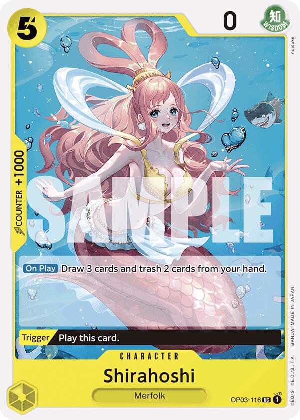 Shirahoshi (OP03-116) (Reprint) UC Premium Booster -The Best- OP03-116 NM