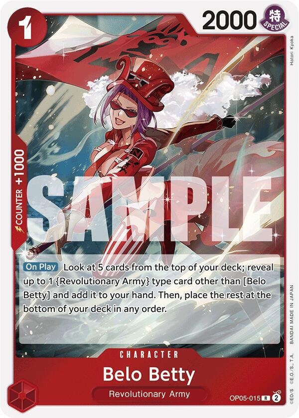 Belo Betty (OP05-015) (Reprint) R Premium Booster -The Best- OP05-015 NM