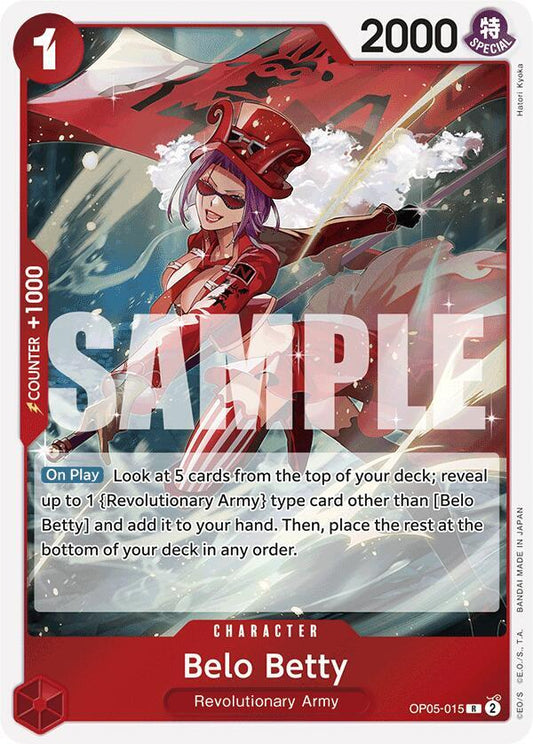 Belo Betty (OP05-015) (Reprint) R Premium Booster -The Best- OP05-015 NM