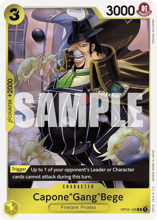 Capone"Gang"Bege (OP04-100) (Reprint) R Premium Booster -The Best- OP04-100 NM