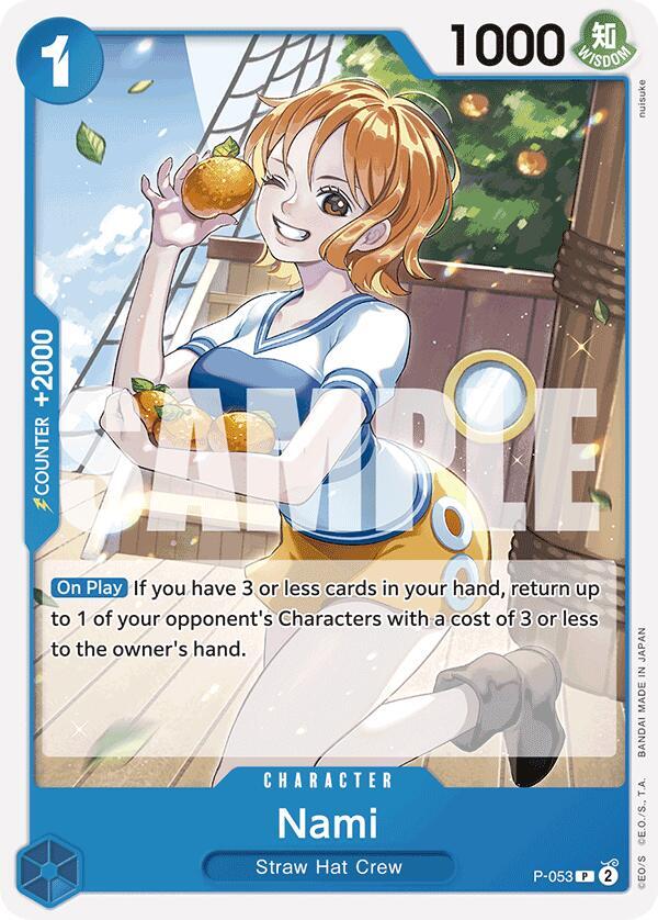Nami (P-053) (Reprint) PR Premium Booster -The Best- P-053 NM