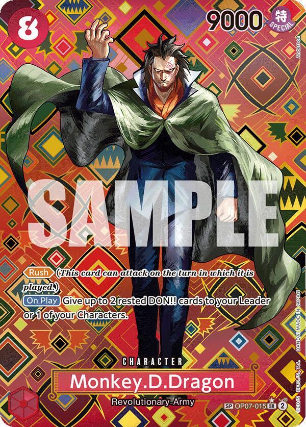 Monkey.D.Dragon (SP) SR Emperors in the New World OP07-015 NM