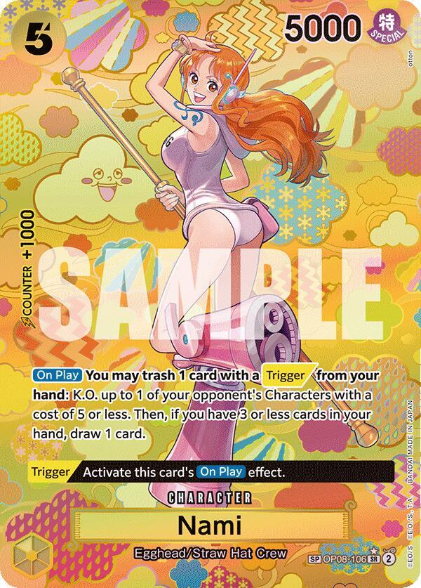 Nami (SP) SR Emperors in the New World OP08-106 NM