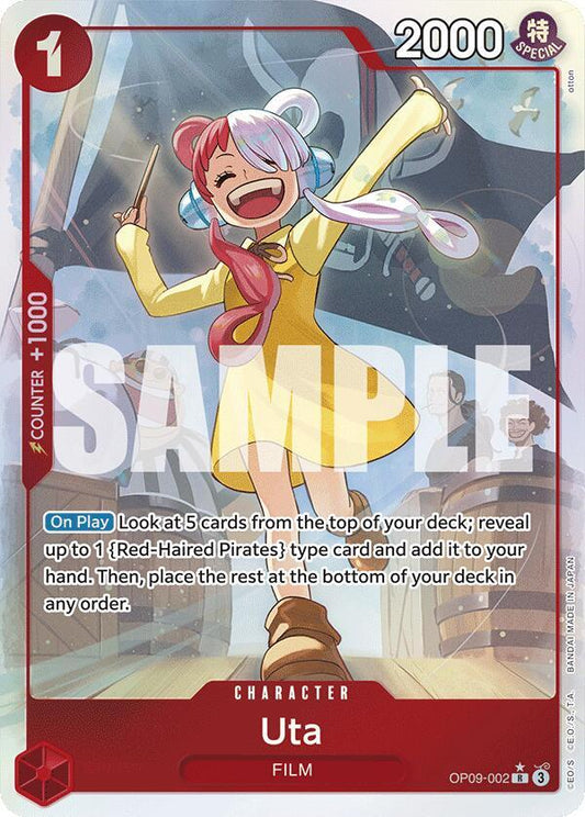 Uta (Parallel) R Emperors in the New World OP09-002 NM