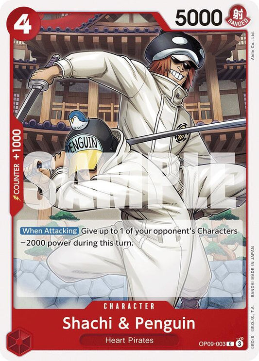Shachi & Penguin C Emperors in the New World OP09-003 NM