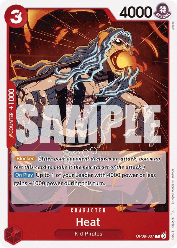 Heat C Emperors in the New World OP09-007 NM