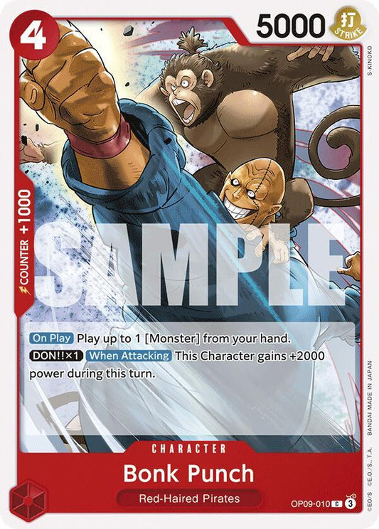 Bonk Punch C Emperors in the New World OP09-010 NM