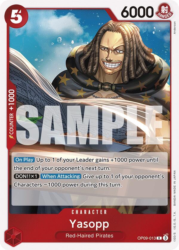 Yasopp R Emperors in the New World OP09-013 NM