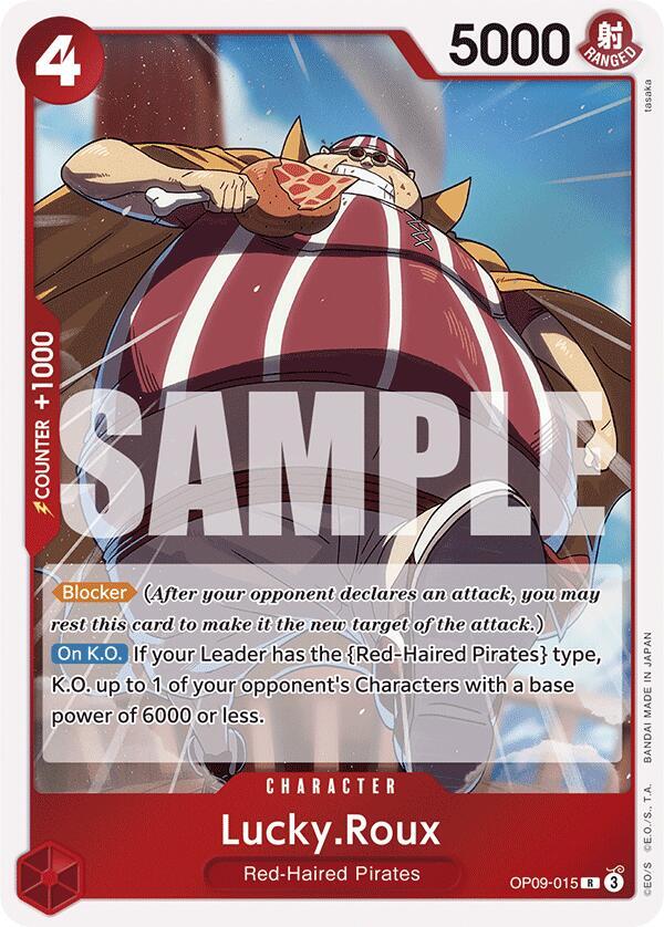 Lucky.Roux R Emperors in the New World OP09-015 NM