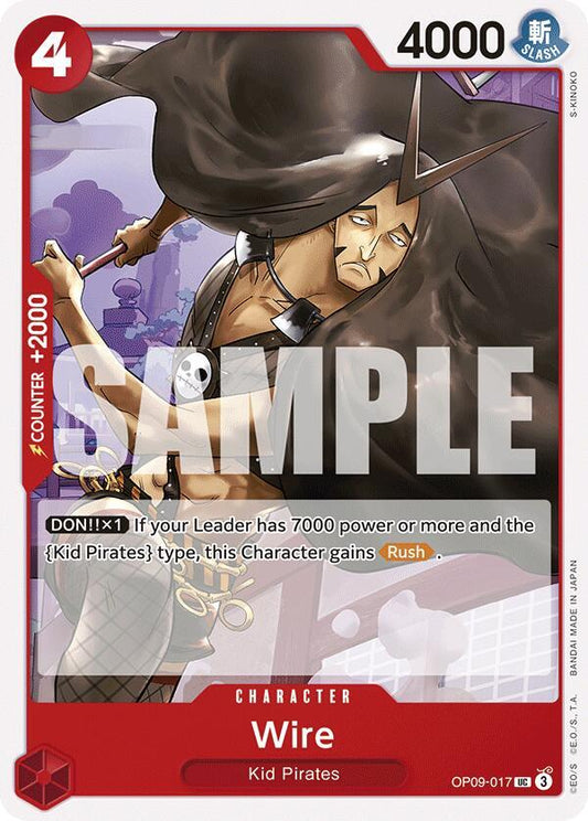 Wire UC Emperors in the New World OP09-017 NM