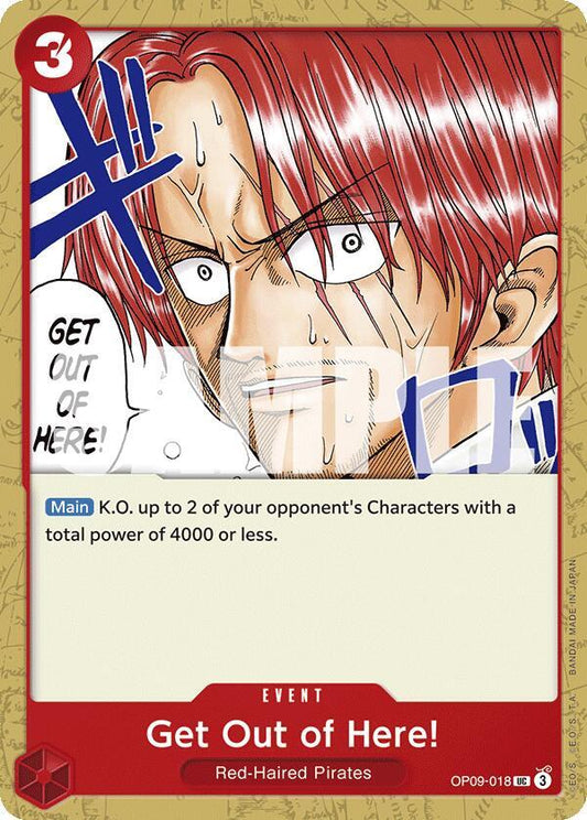 Get Out of Here! UC Emperors in the New World OP09-018 NM