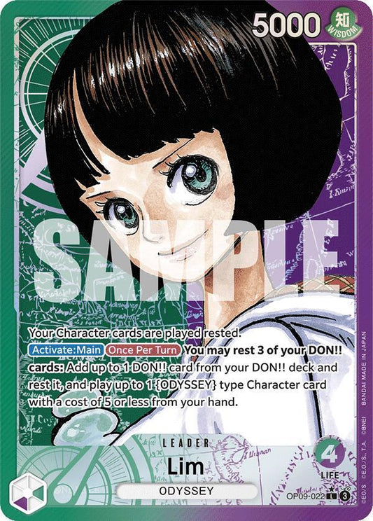 Lim (022) (Parallel) L Emperors in the New World OP09-022 NM