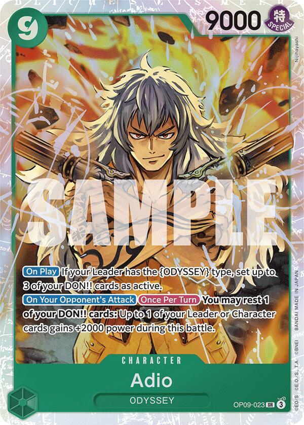 Adio SR Emperors in the New World OP09-023 NM