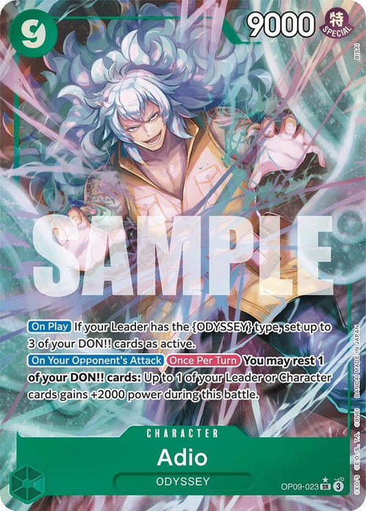 Adio (Parallel) SR Emperors in the New World OP09-023 NM