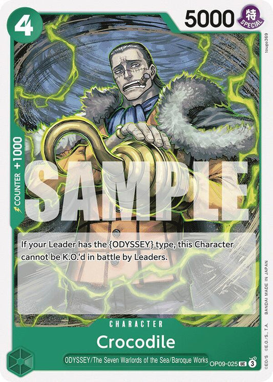 Crocodile (025) UC Emperors in the New World OP09-025 NM