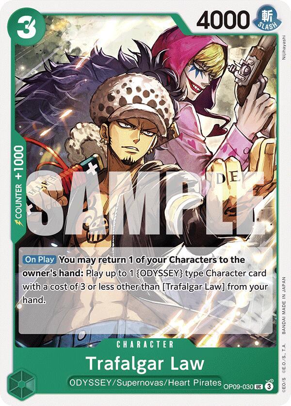 Trafalgar Law UC Emperors in the New World OP09-030 NM