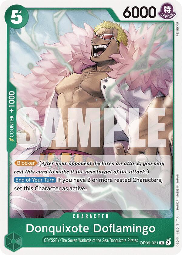 Donquixote Doflamingo R Emperors in the New World OP09-031 NM