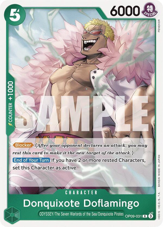 Donquixote Doflamingo R Emperors in the New World OP09-031 NM