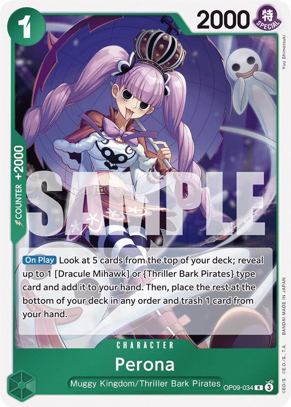 Perona R Emperors in the New World OP09-034 NM