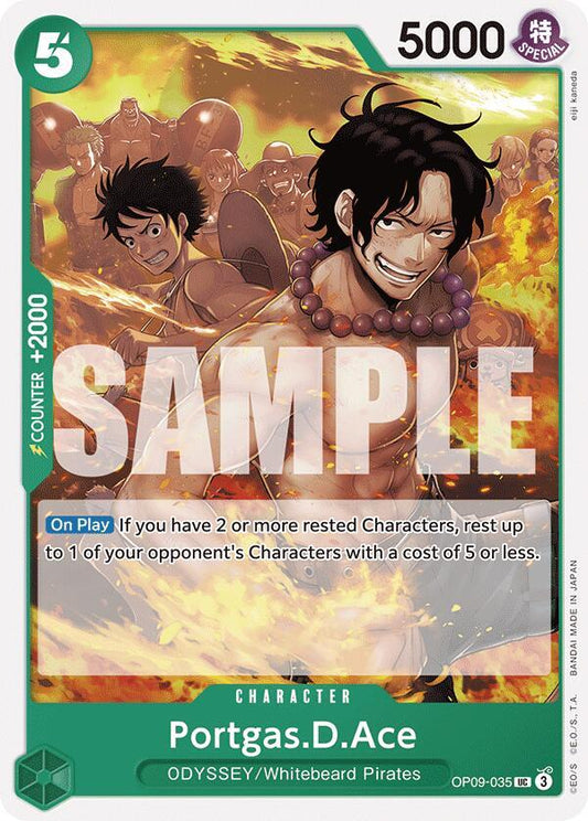 Portgas.D.Ace UC Emperors in the New World OP09-035 NM