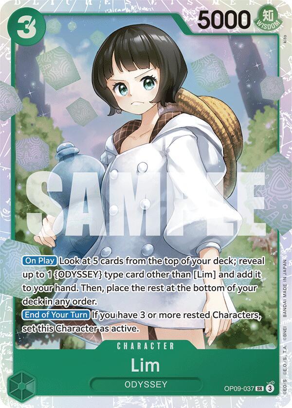 Lim (037) SR Emperors in the New World OP09-037 NM