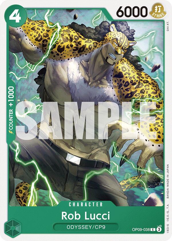 Rob Lucci (038) C Emperors in the New World OP09-038 NM