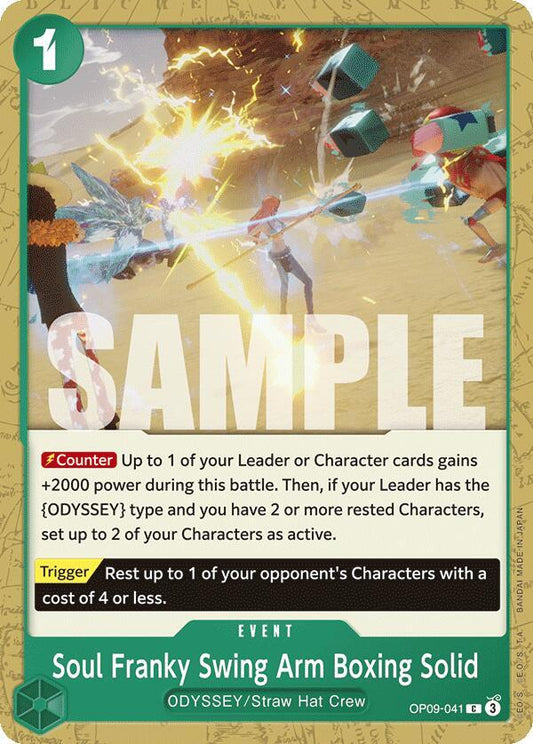 Soul Franky Swing Arm Boxing Solid C Emperors in the New World OP09-041 NM