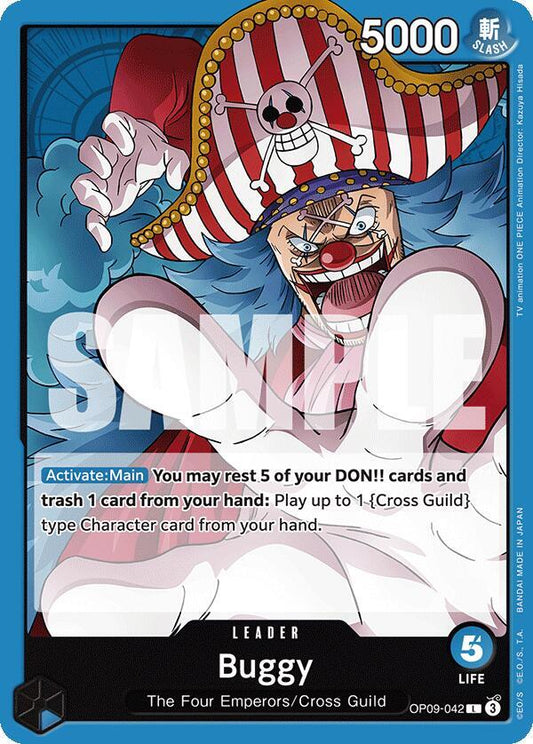Buggy (042) L Emperors in the New World OP09-042 NM