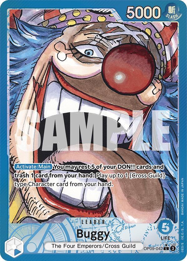 Buggy (042) (Parallel) L Emperors in the New World OP09-042 NM