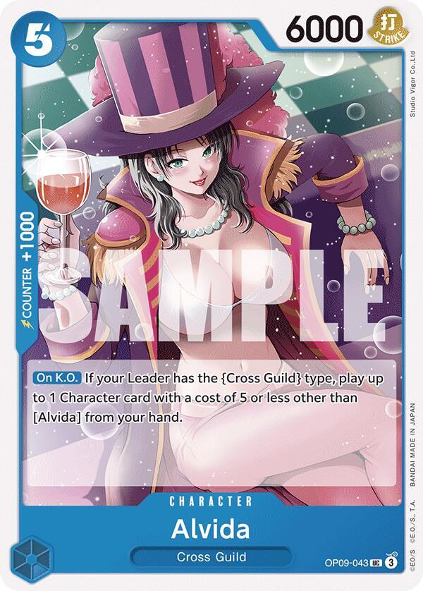 Alvida UC Emperors in the New World OP09-043 NM