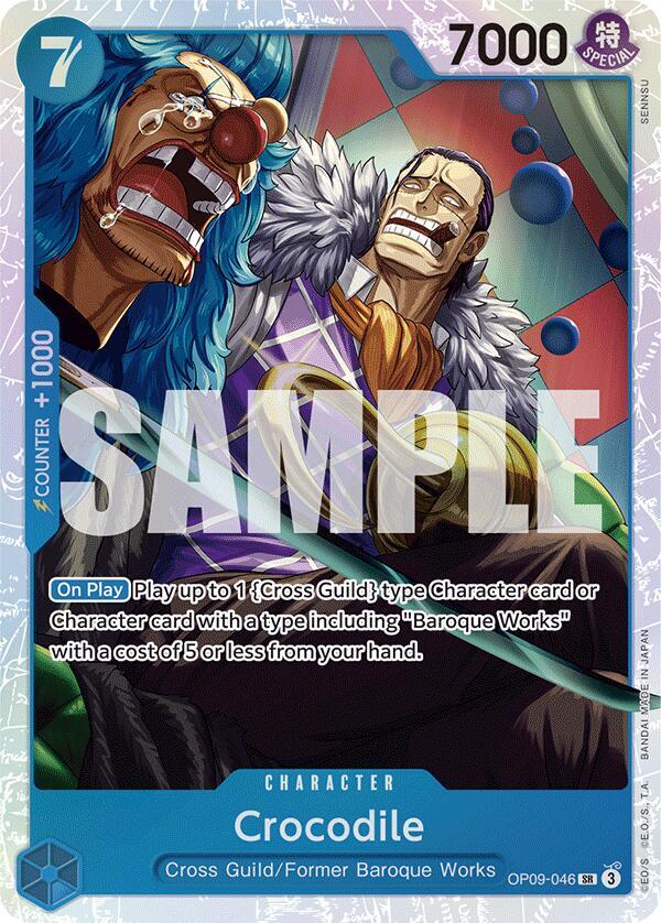 Crocodile (046) SR Emperors in the New World OP09-046 NM