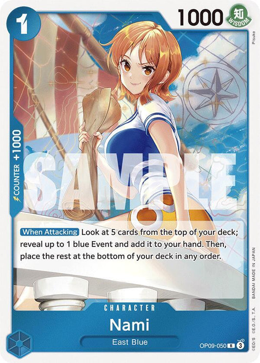 Nami (050) R Emperors in the New World OP09-050 NM