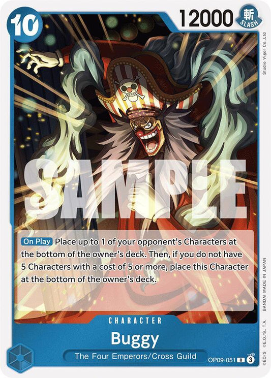 Buggy (051) R Emperors in the New World OP09-051 NM