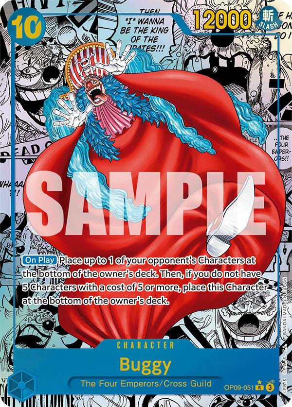 Buggy (051) (Manga) R Emperors in the New World OP09-051 NM
