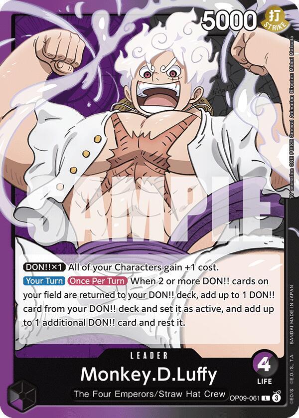 Monkey.D.Luffy (061) L Emperors in the New World OP09-061 NM