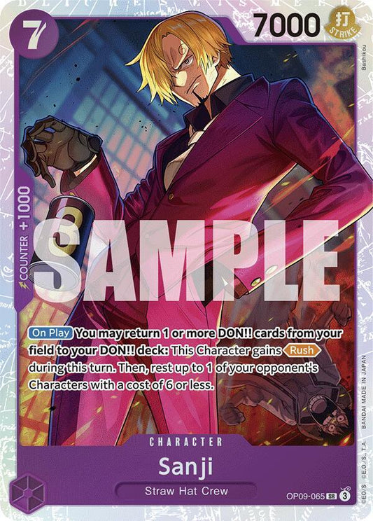 Sanji (065) SR Emperors in the New World OP09-065 NM