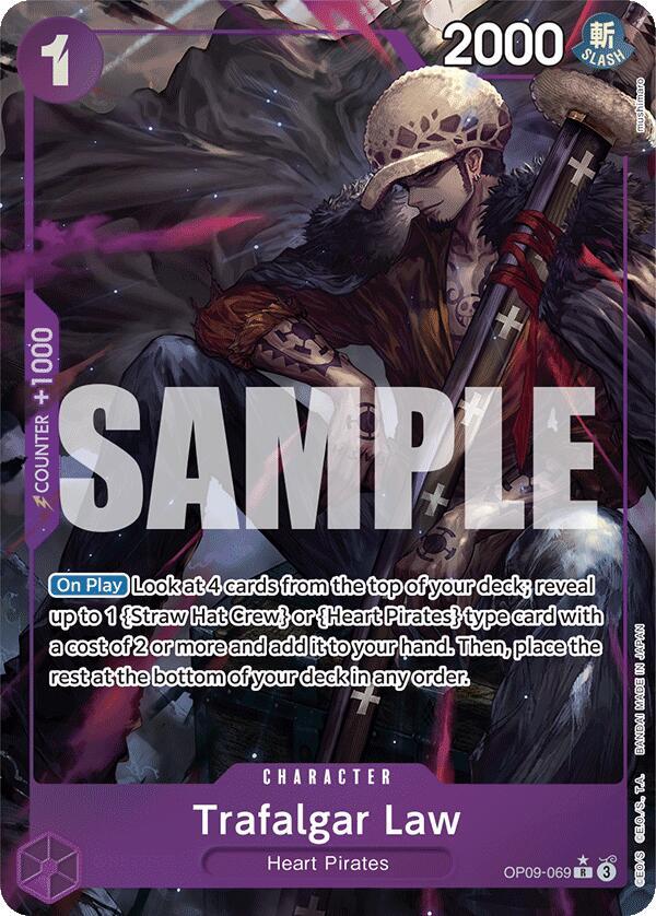 Trafalgar Law (069) (Parallel) R Emperors in the New World OP09-069 NM