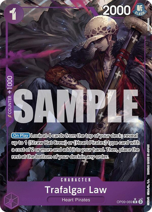 Trafalgar Law (069) (Parallel) R Emperors in the New World OP09-069 NM
