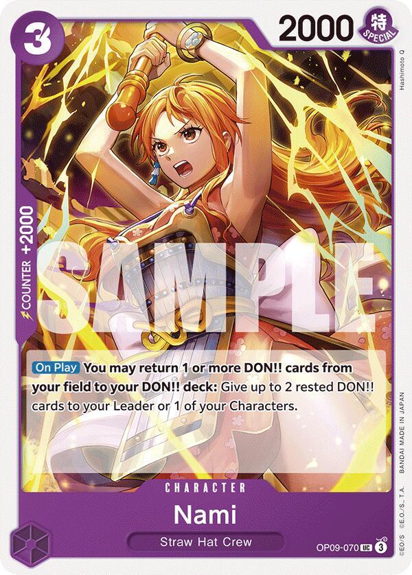Nami (070) UC Emperors in the New World OP09-070 NM
