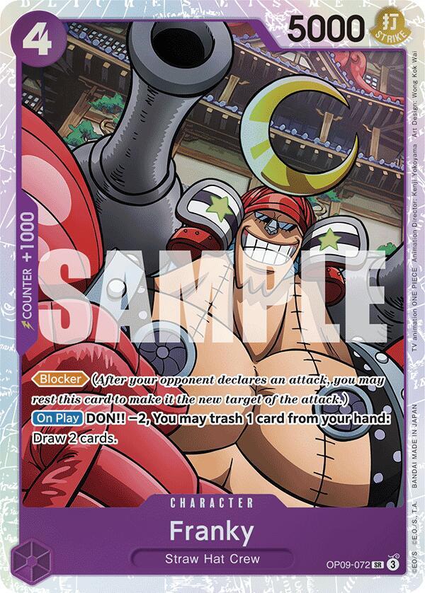 Franky SR Emperors in the New World OP09-072 NM